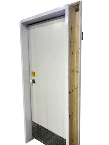 Walk in Freezer Replacement Door 34”x 80“ Prehung with Frame