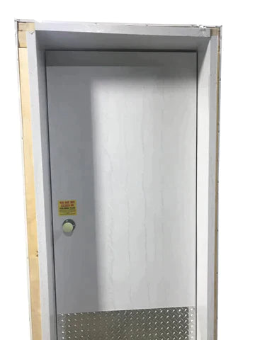 Walk in Freezer Replacement Door 34”x 80“ Prehung with Frame