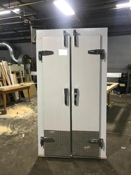 Walk in Freezer French Door 72”x 84'' Prehung with Frame